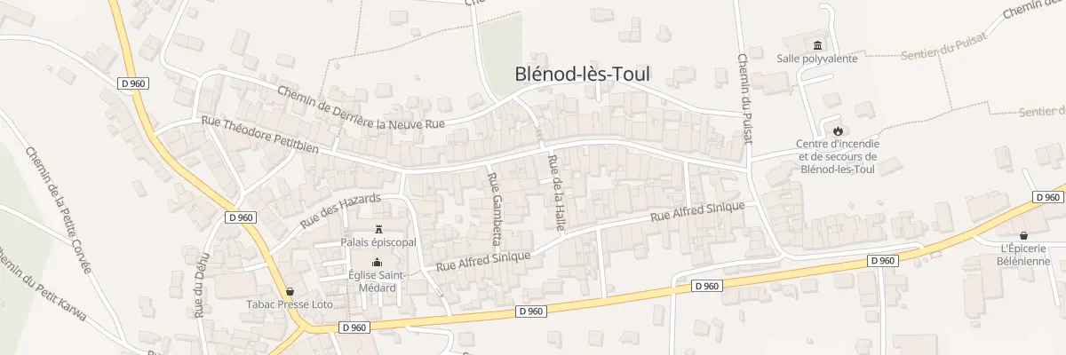 Plan du 6 Pl de la Halle à Blénod-lès-Toul