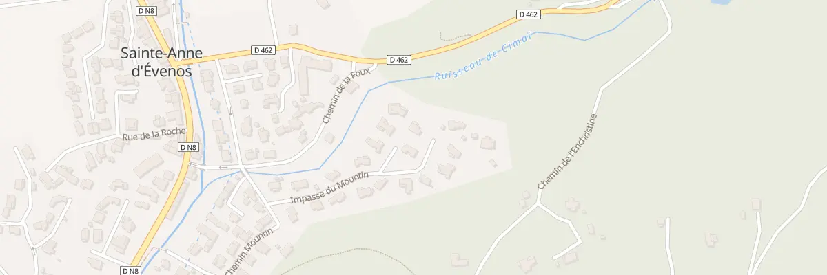Plan du 225 Imp du Mountin à Évenos