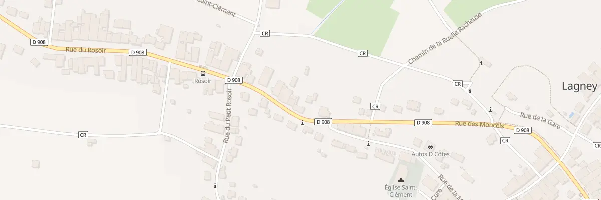 Plan du 6 Rue du Rosoir à Lagney