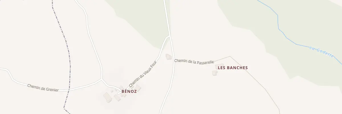 Plan du 50 Rte de Benoz à Usinens