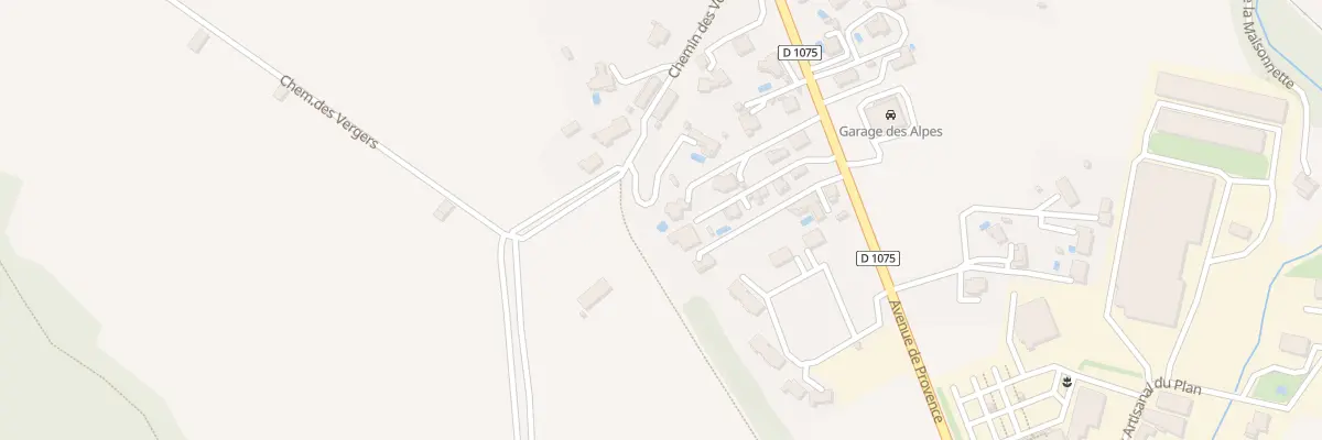 Plan du 74 Av de Provence à Laragne-Montéglin
