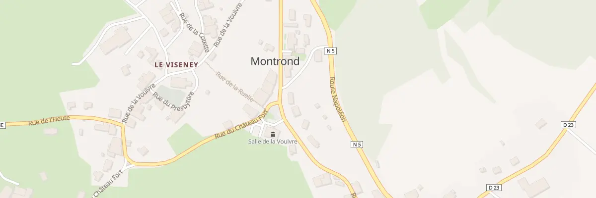Plan du 1 Rue de la Roche à Montrond