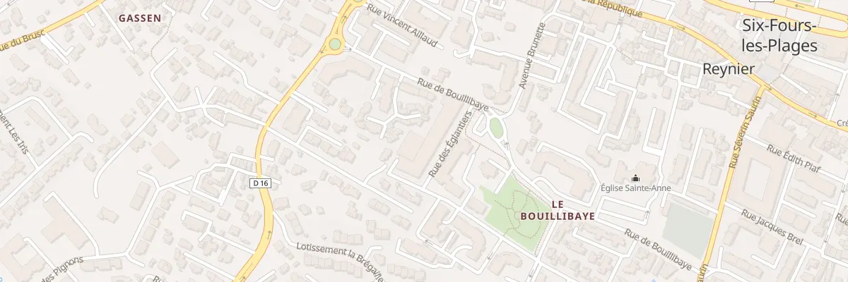 Plan du 98 Rue des Églantiers à Six-Fours-les-Plages
