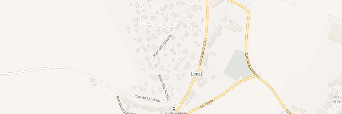 Plan du 35 All des Acacias à Mont-Bonvillers
