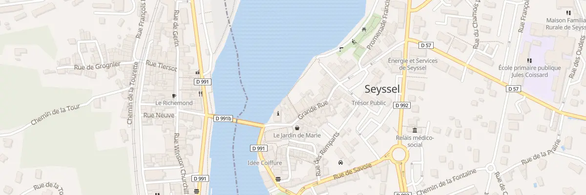 Plan du 38 Grande Rue à Seyssel