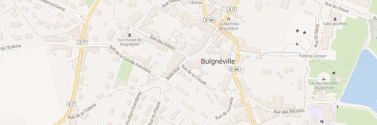 Plan du 107 Belle Rue à Bulgnéville