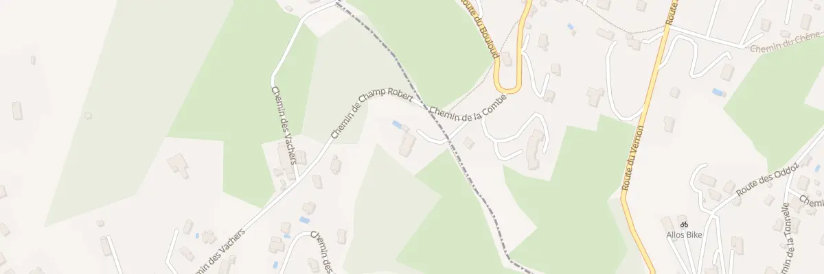 Plan du 262 Che de Champ Robert à Vaulnaveys-le-Haut