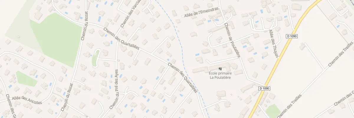 Plan du 5158 Les Quartallees à Saint-Ismier