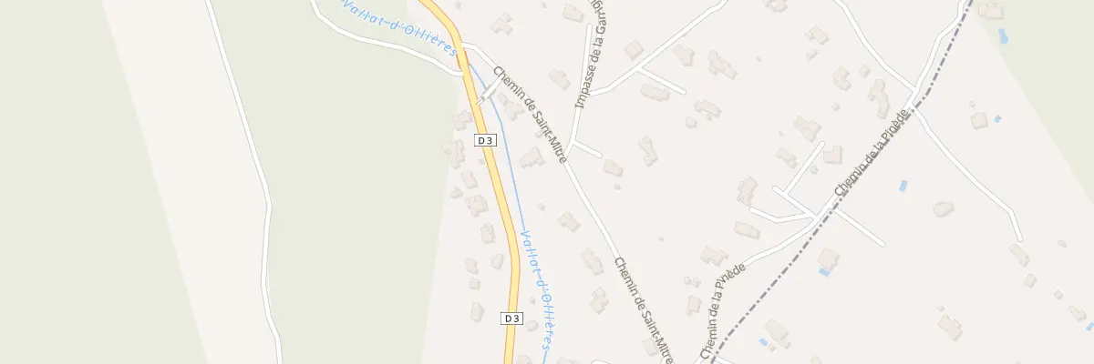 Plan du 5145 Les Rabinets à Ollières