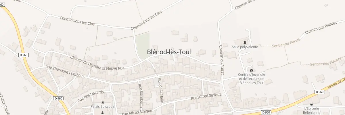 Plan du 39 Rue Emile Bernheim à Blénod-lès-Toul