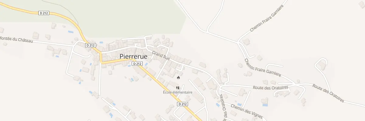 Plan du 7110 Le Village à Pierrerue