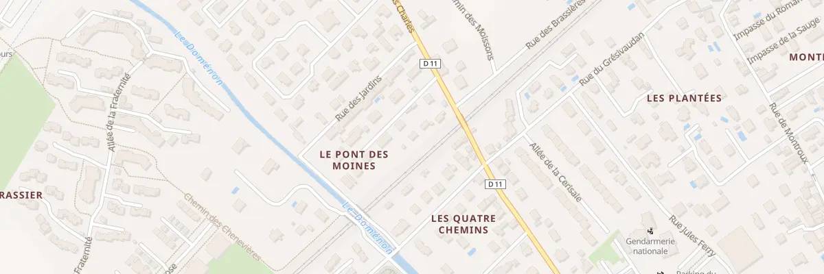 Plan du 35 Rue Marius Charles à Saint-Mury-Monteymond