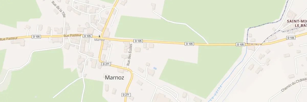 Plan du 27 Rue Pasteur à Marnoz