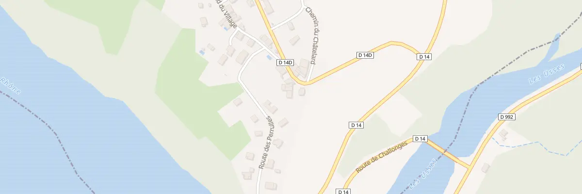 Plan du 54 Rte de Seyssel à Bassy