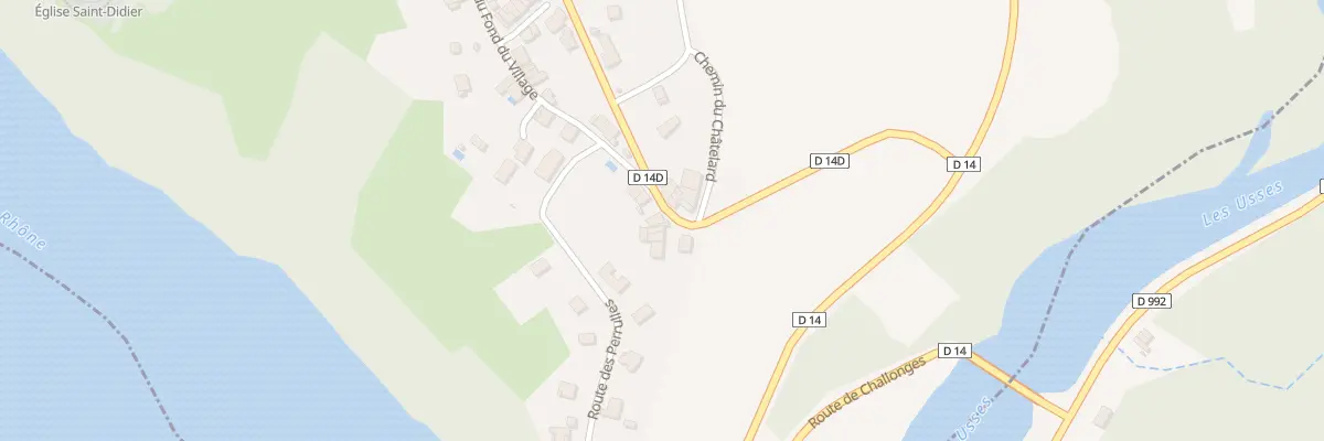 Plan du 34 Rte de Seyssel à Bassy