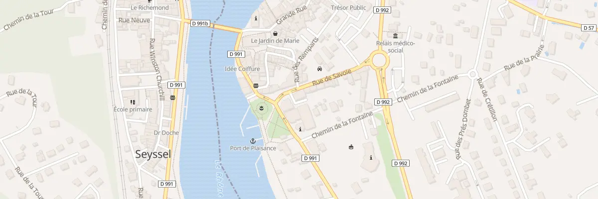 Plan du 2 Rue de Savoie à Seyssel