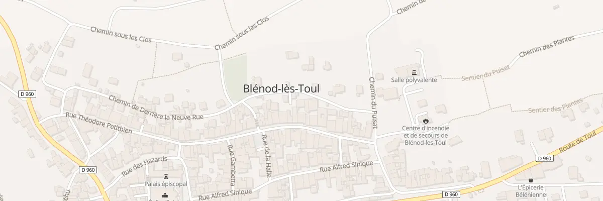 Plan du 18 Che de Derrière les Maisons à Blénod-lès-Toul