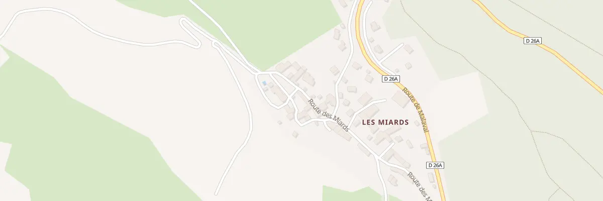 Plan du 313 Rte des Miards à Saint-Laurent-en-Beaumont