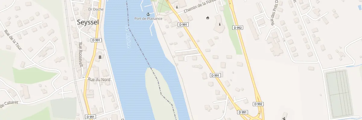 Plan du 24 Rte d’Aix Les Bains à Seyssel