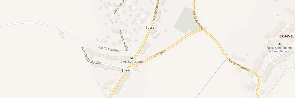 Plan du 7 Rue Jeanne d’Arc à Mont-Bonvillers
