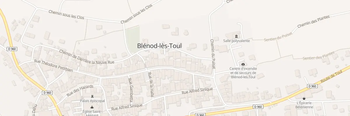 Plan du 45 Rue Emile Bernheim à Blénod-lès-Toul