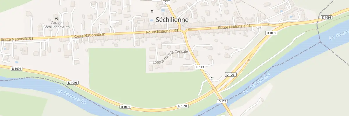 Plan du 3 Rte de Saint-Barthélémy à Séchilienne
