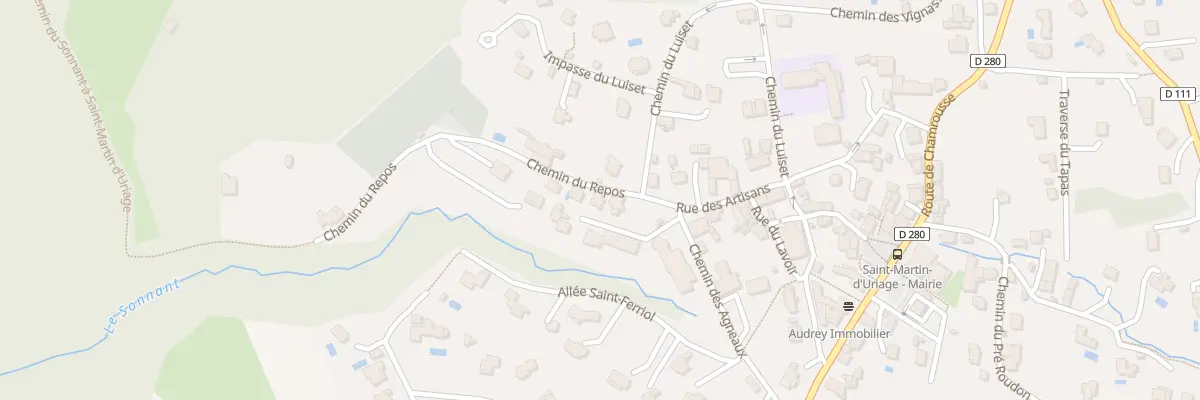 Plan du 31 Che du Repos à Saint-Martin-d’Uriage