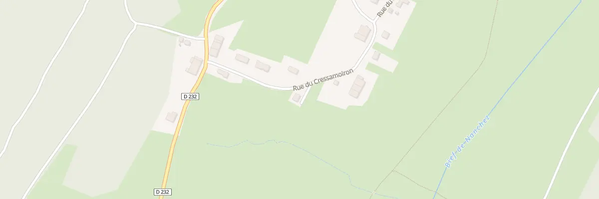 Plan du 8 Rue du Cressamoiron à Nanchez