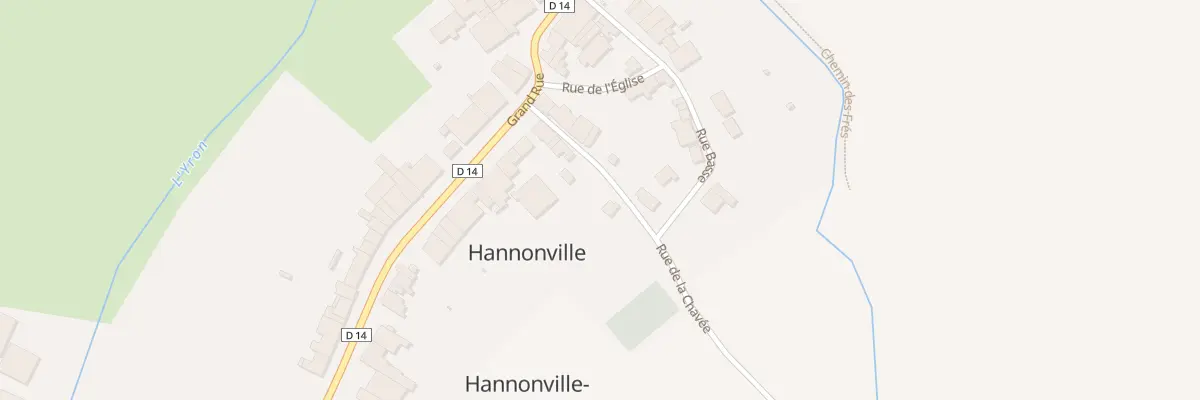 Plan du 10 Rue de la Chavée à Hannonville-Suzémont