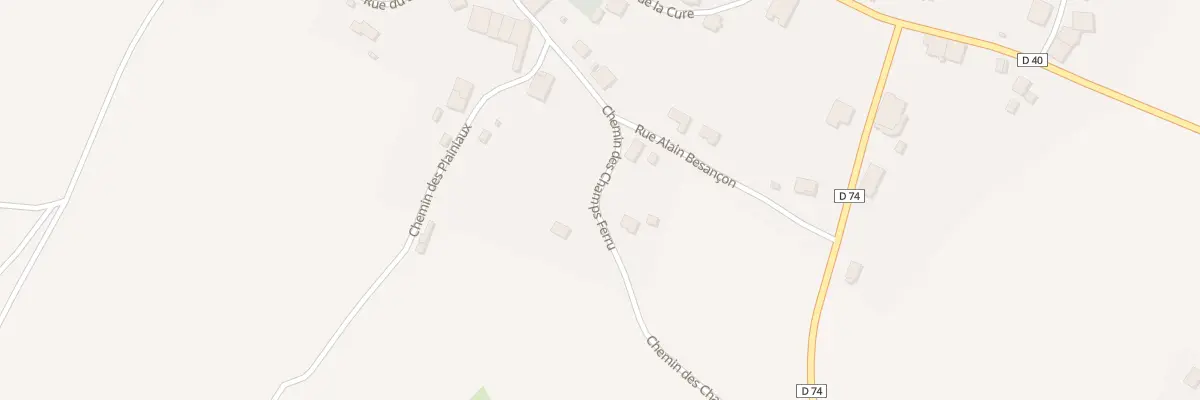 Plan du 7 Che des Champs Ferru à Mont-sur-Monnet