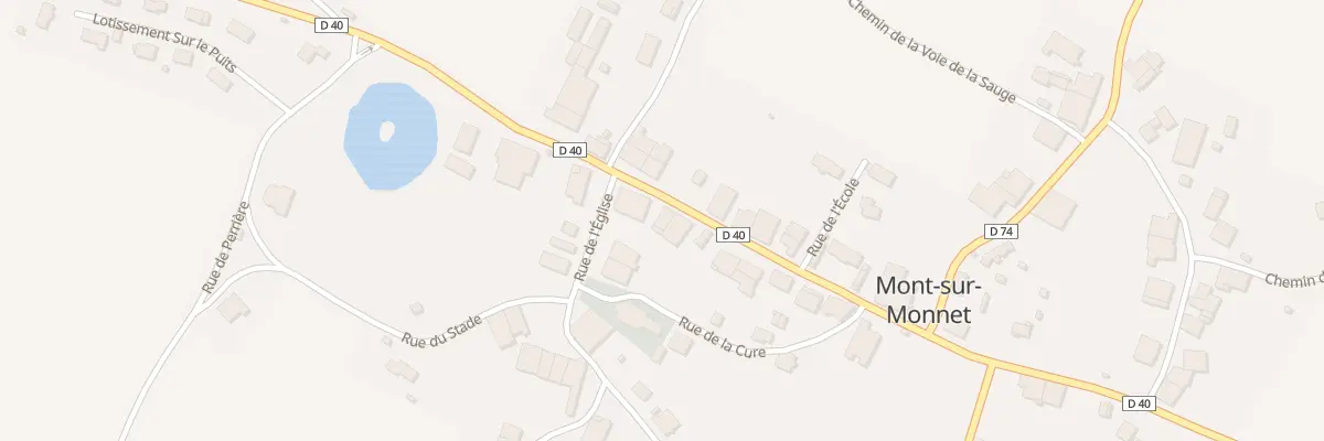 Plan du 4 Rue Principale à Mont-sur-Monnet