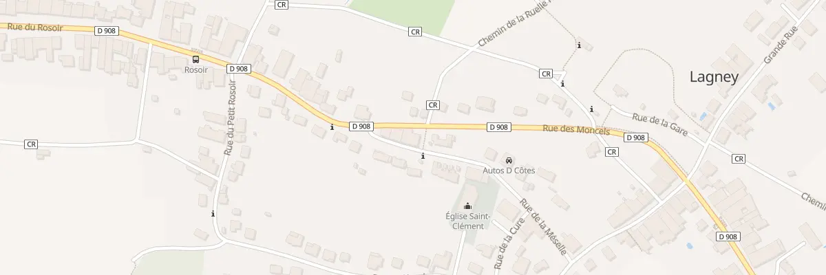 Plan du 45 Rue de la Méselle à Lagney