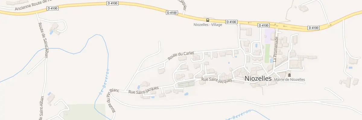 Plan du 7856 Ponchais à Niozelles
