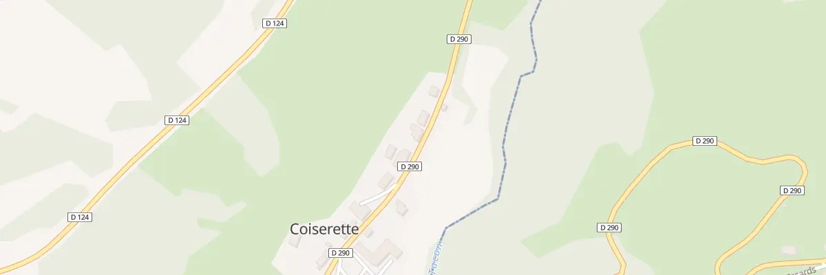 Plan du 14 Au Village à Coiserette