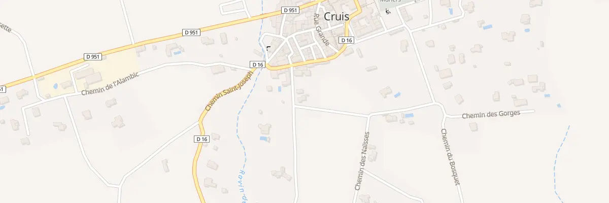 Plan du 5181B Le Village à Cruis