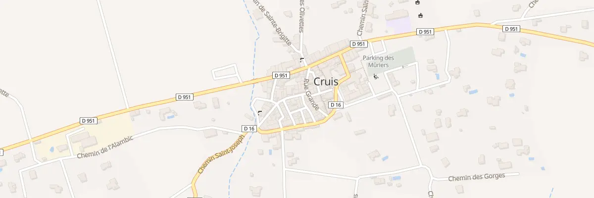 Plan du 5139 Le Village à Cruis