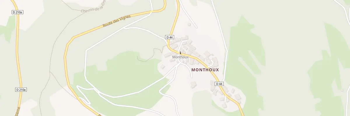 Plan du 5024 Monthoux à Saint-Jean-de-Chevelu