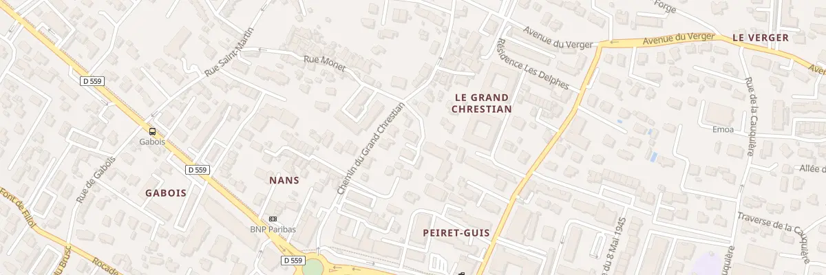 Plan du 228 Che Grand Chrestian à Six-Fours-les-Plages