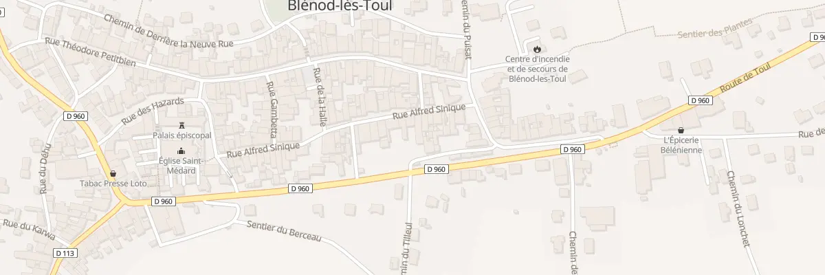 Plan du 40 Rue Alfred Sinique à Blénod-lès-Toul