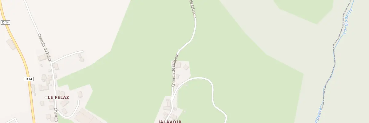 Plan du 468 Che de Jalavoir à Challonges