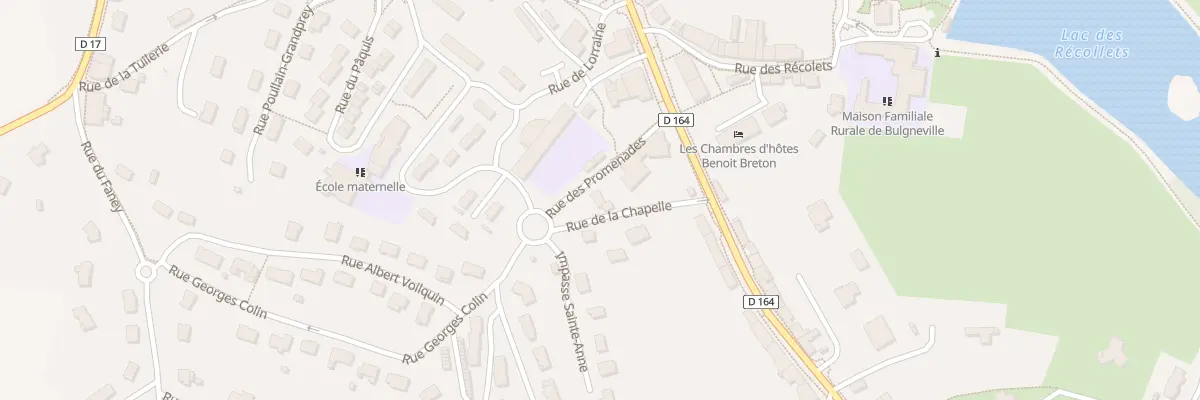 Plan du 81 Rue des Promenades à Bulgnéville