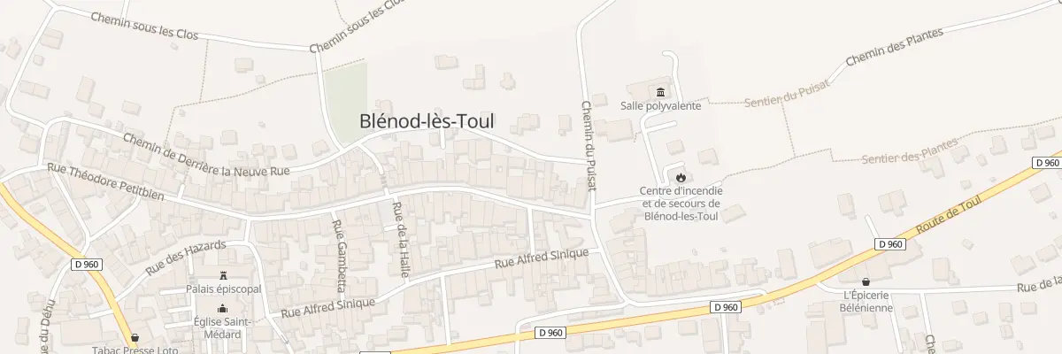 Plan du 53 Rue Emile Bernheim à Blénod-lès-Toul