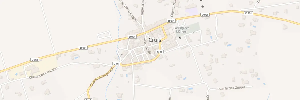 Plan du 5114 Le Village à Cruis