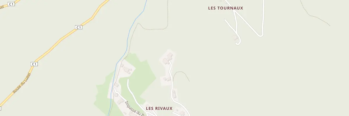Plan du 1246 Rte des Rivaux à Séchilienne