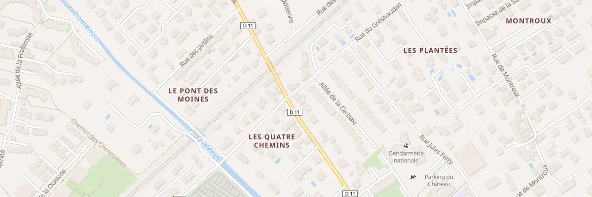 Plan du 14 Rue Marius Charles à Domène