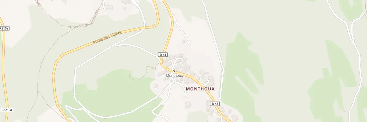 Plan du 5019 Monthoux à Saint-Jean-de-Chevelu