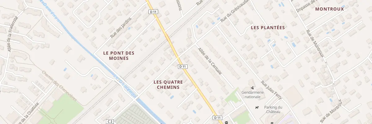 Plan du 12 Rue Marius Charles à Domène