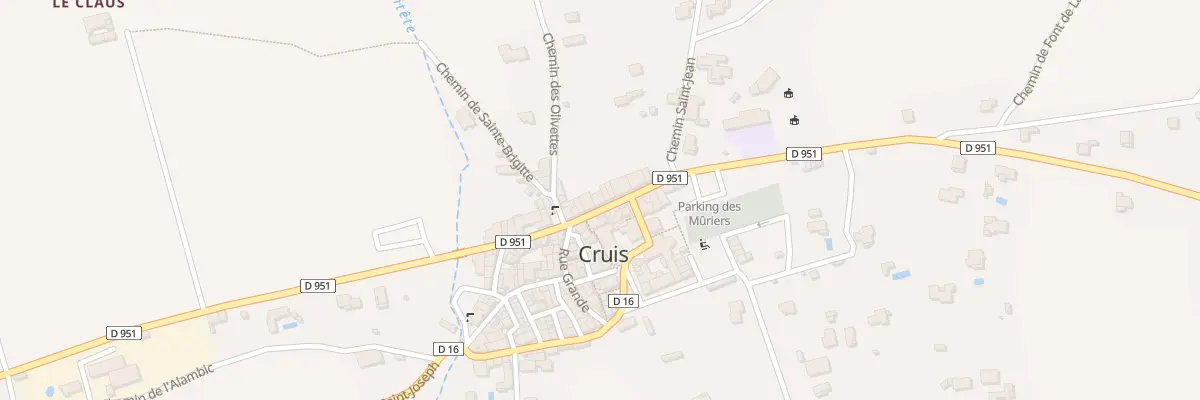Plan du 5076 Le Village à Cruis
