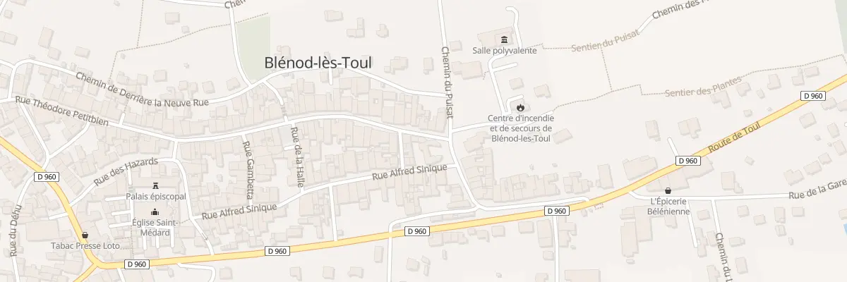 Plan du 52 Rue Emile Bernheim à Blénod-lès-Toul