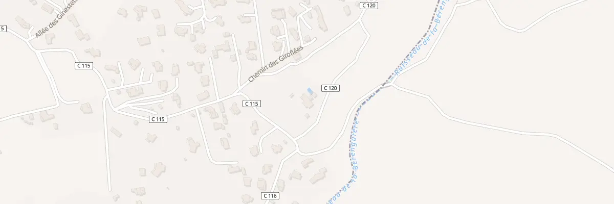 Plan du 49 Che de la Capucine au Beausset